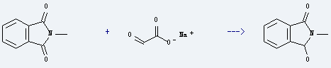 Acetic acid, oxo-,sodium salt (9CI) is used to produce 3-Hydroxy-2-methyl-2,3-dihydro-isoindol-1-one by reaction with N-Methyl-phthalimide.